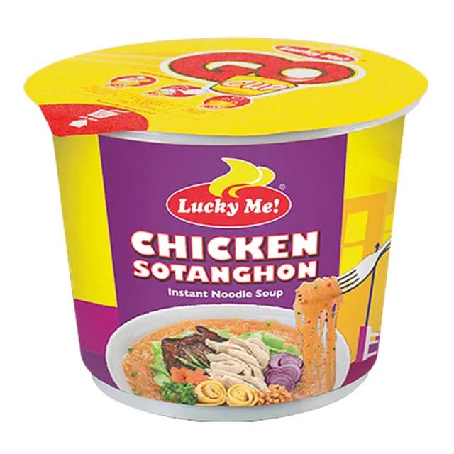 Lucky Me Chicken Sotanghon Cup 28Gm