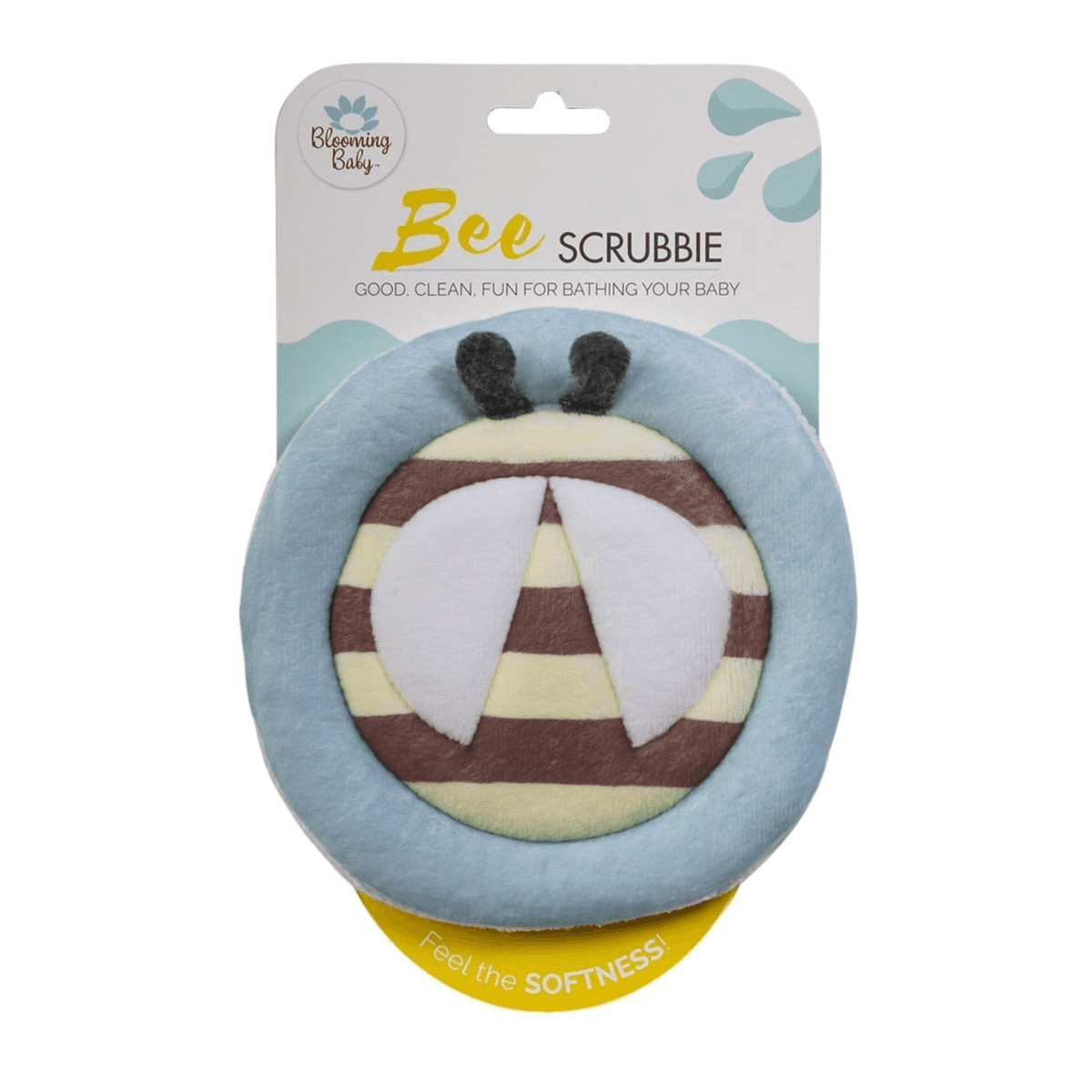 Blooming Bath Scrubbie Baby Washcloth Bee