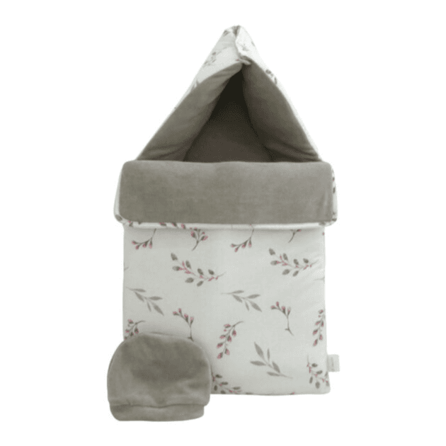 Elmalella Lily Newborn Cocoon Hat Stone