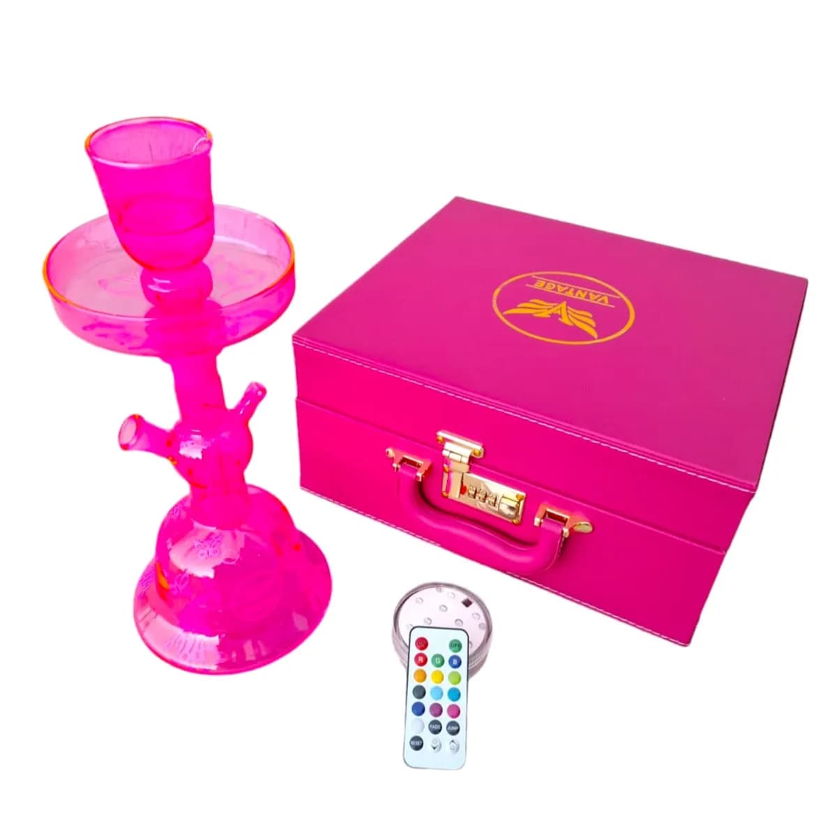 Mg Shisha Set With Led By-9 Pink