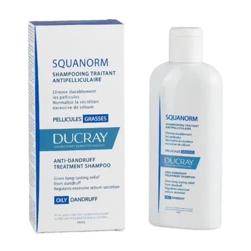 Ducray Squanorm Oily Scalp Dandruff Shampoo 200 Ml