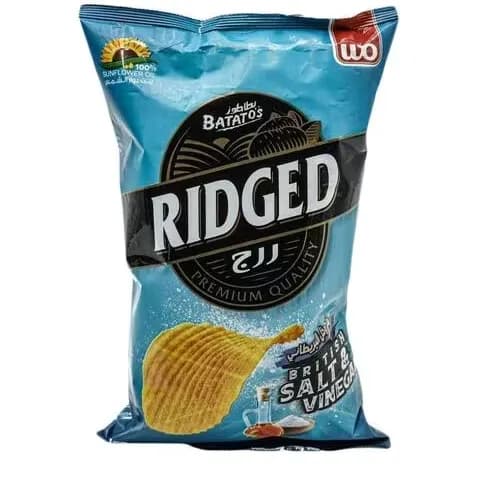 Batato's Ridged Salt & Vinegar Chips150g