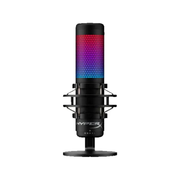 HyperX QuadCast S - USB Microphone (Black) - RGB Lighting