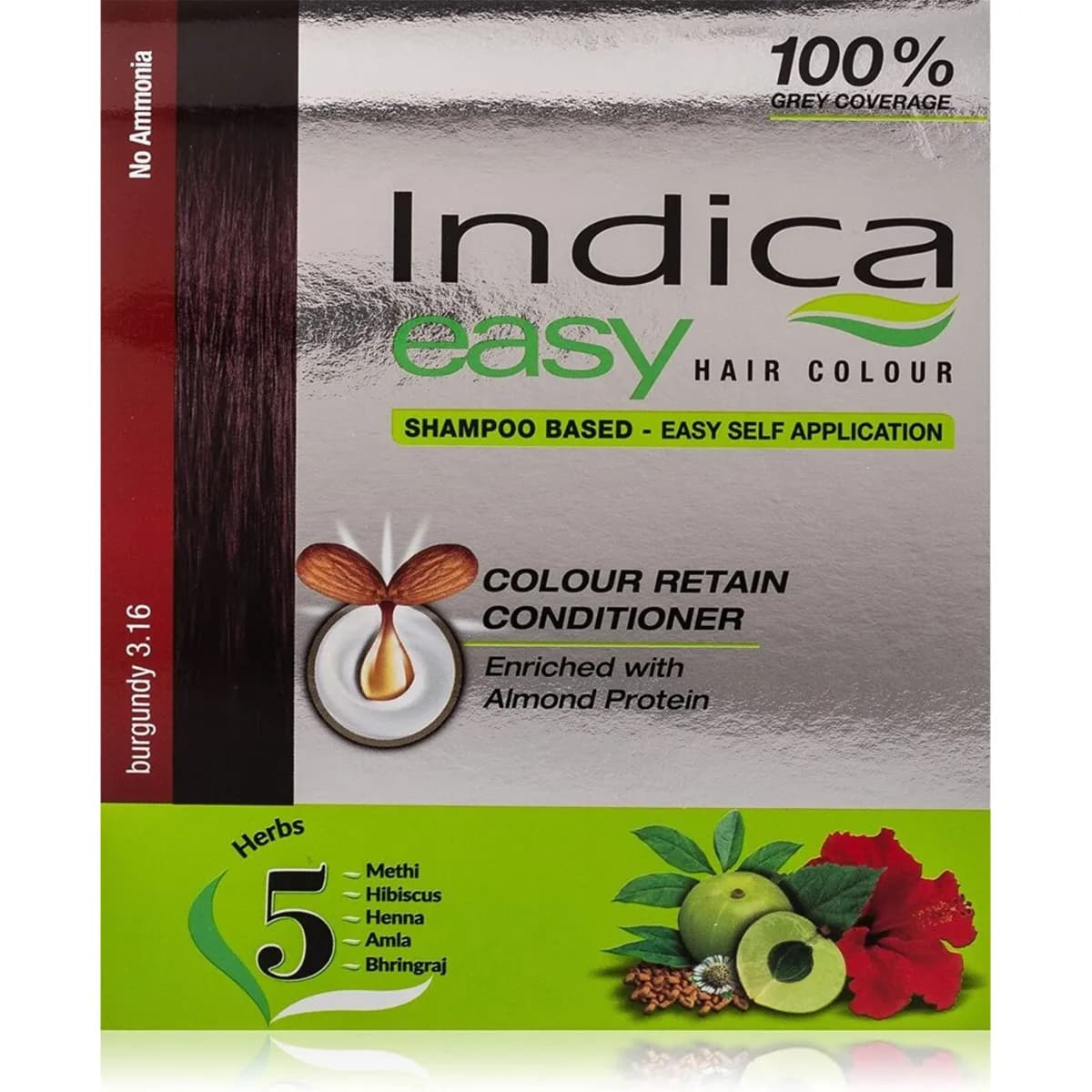 Indica Burgundy Hair Color 32.5Ml