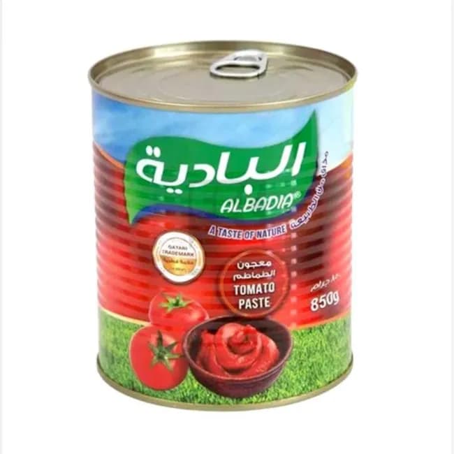 Albadia Tomato Paste Can 850gm