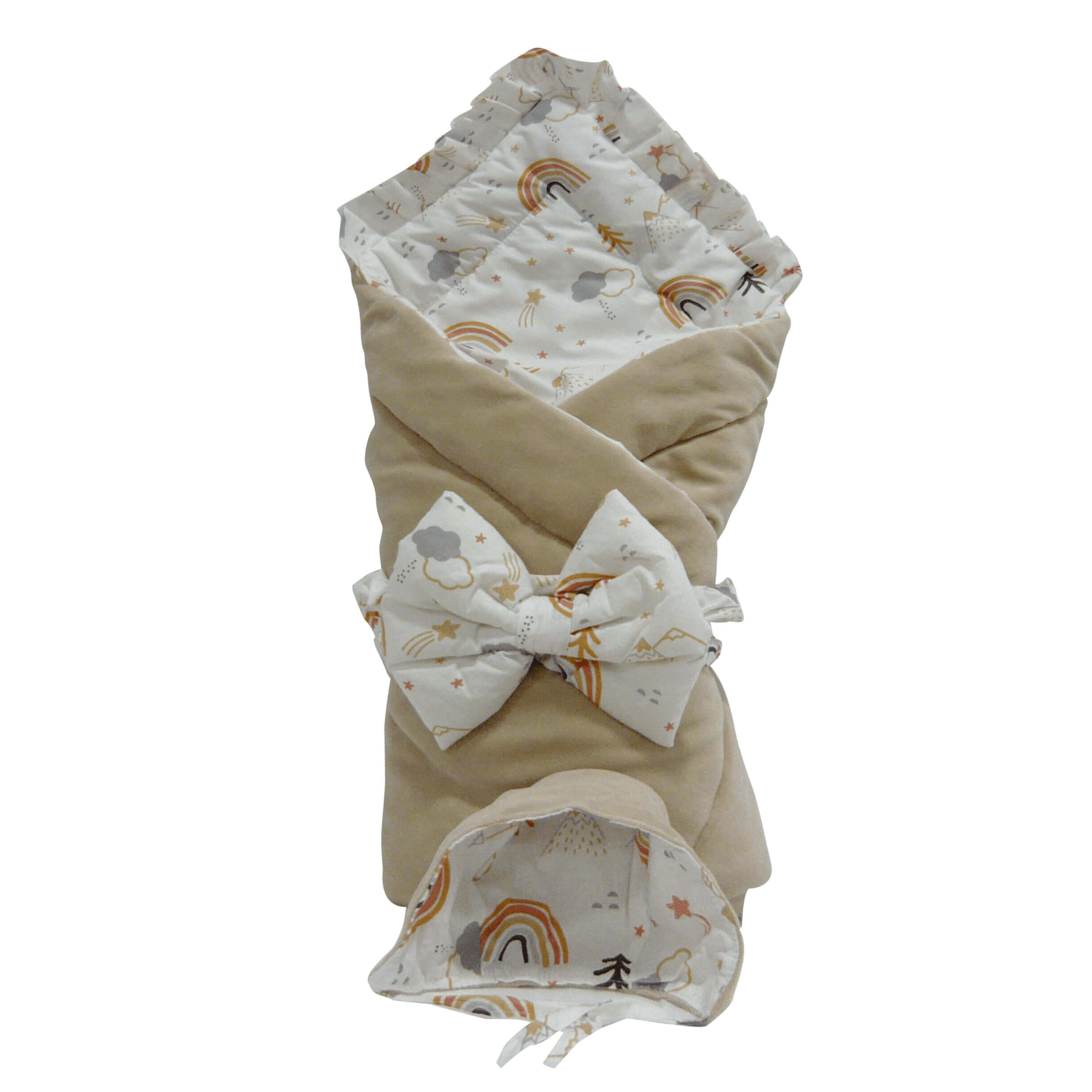 Elmalella Ola Newborn Cocoon Hat Mocha
