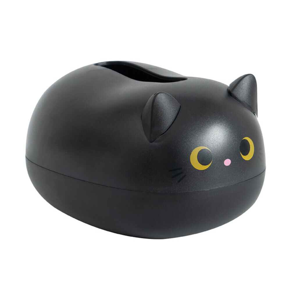 Cat Tissue Box (Black)