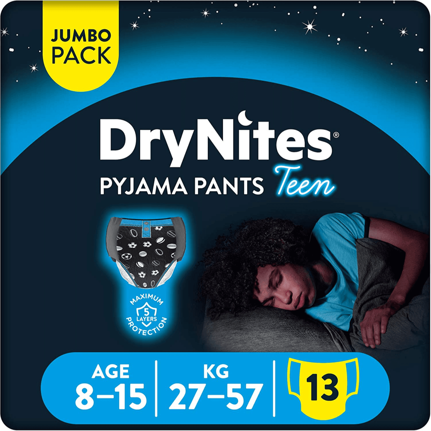Huggies Drynites Pyjama Pants 27 57 Kg 8y 15y Boys
