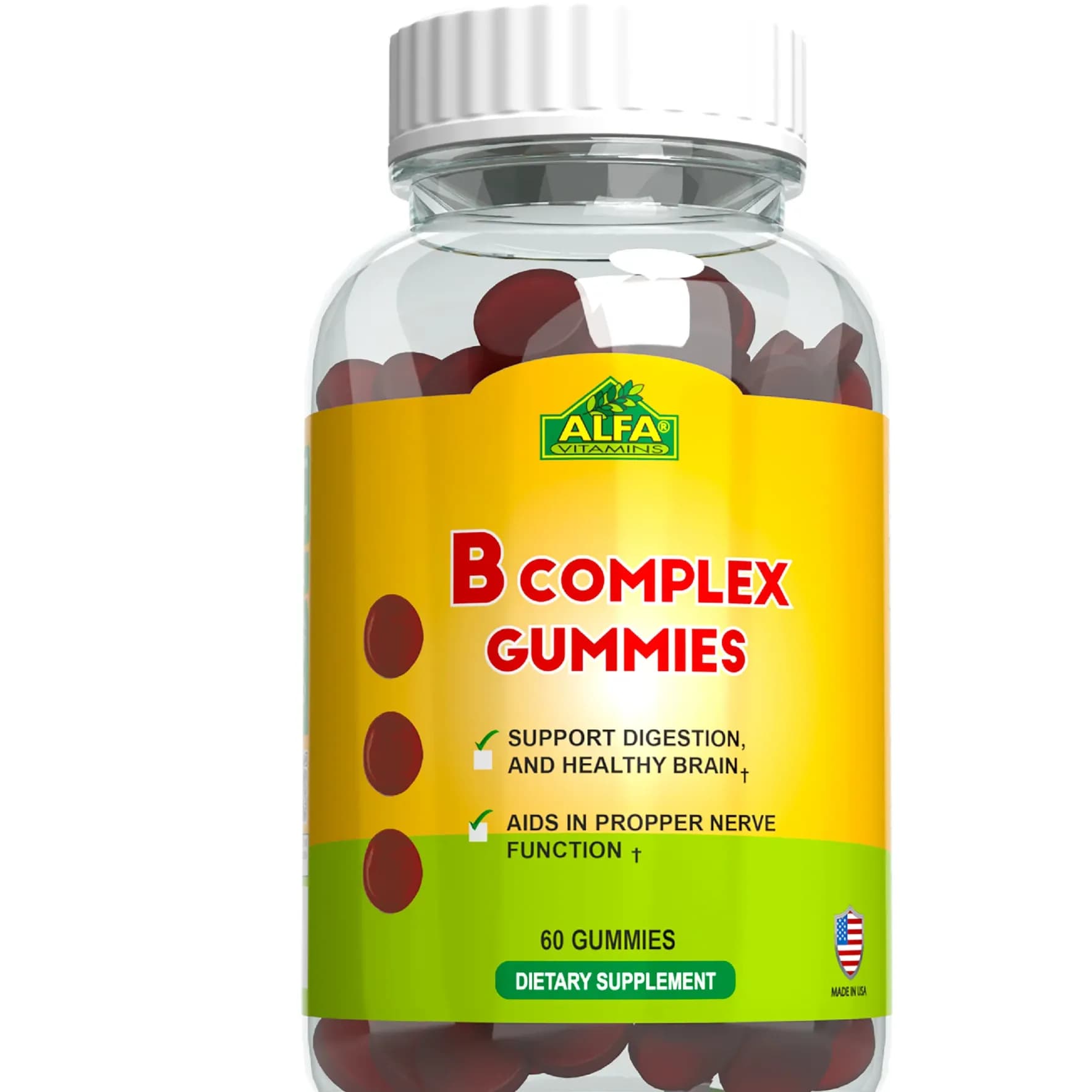 Alfa B Complex Gummies - 60 Gummies