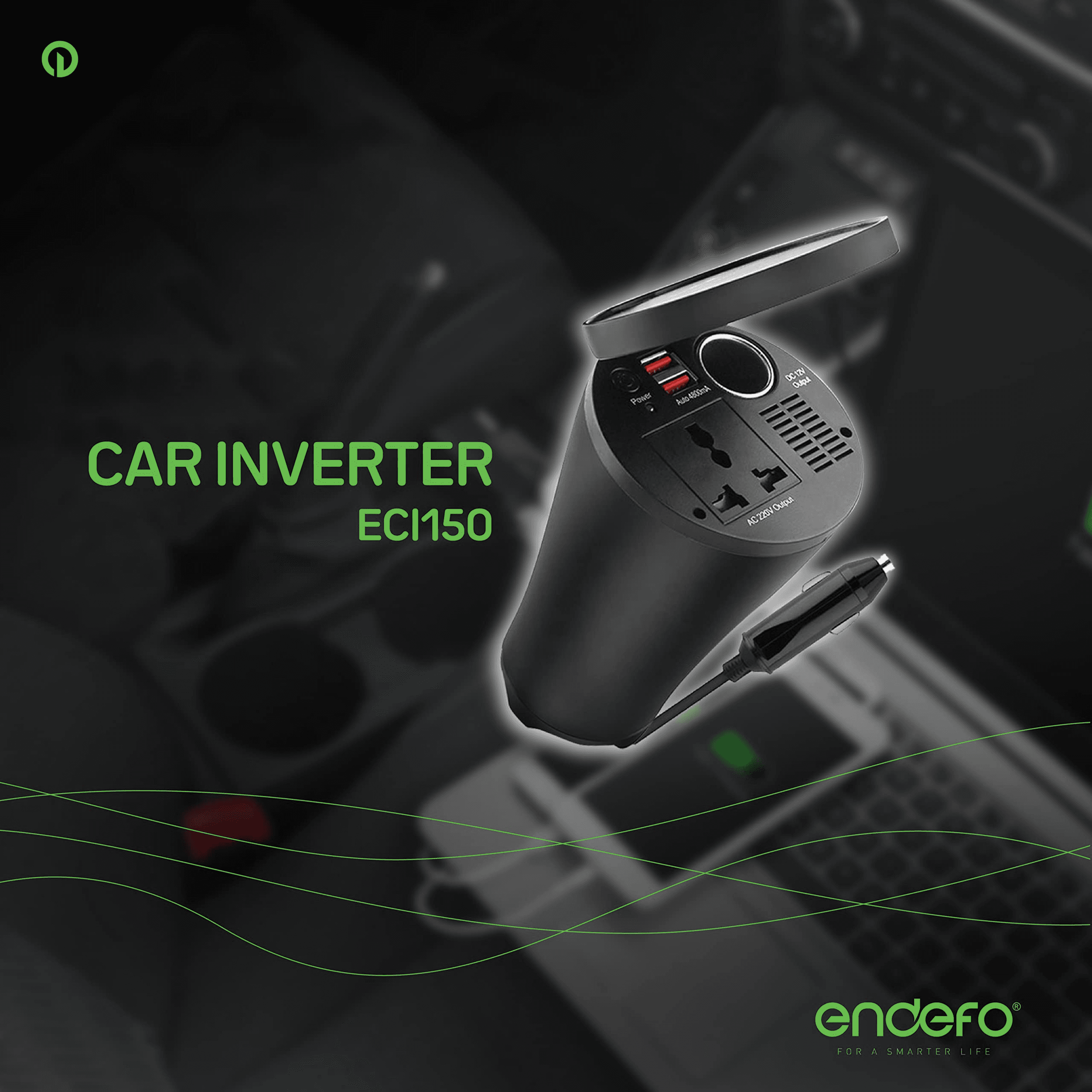 Car Inverter Charger Endefo Encharge Eci150