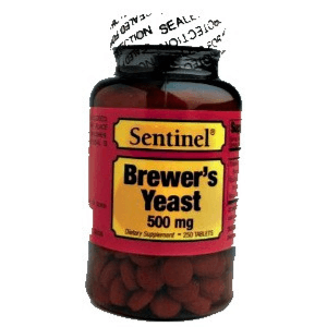 Sentinel  Brewers Yeast 500mg Tablets 250s