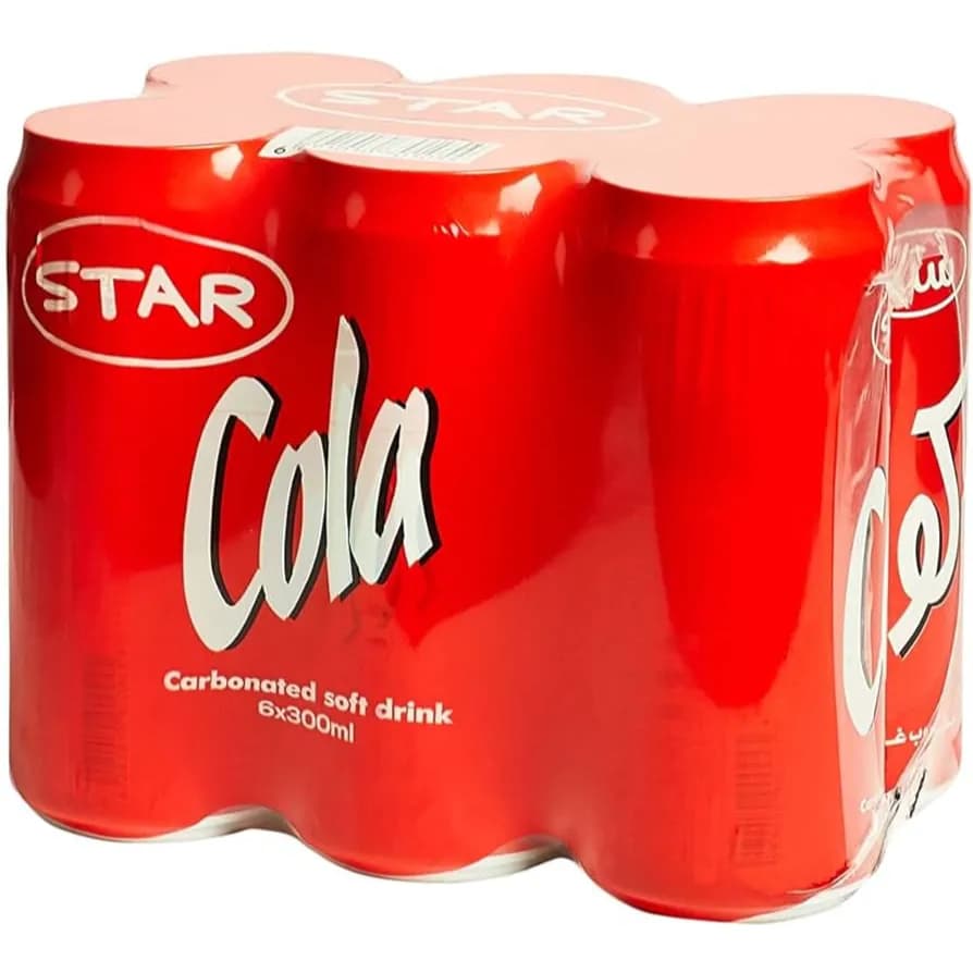 Star Cola Carbonated Soft Drink 300 Ml*6