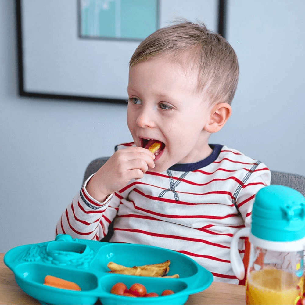 Marcus N Marcus Yummy Dips Suction Divided Plate Ollie