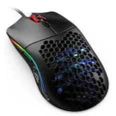 Glorious Gaming Model O- (Minus) Compact Wired Gaming Mouse - 58g Superlight Honeycomb Design, RGB, Pixart 3360 Sensor, Ambidextrous, Omron Switches - Matte Black