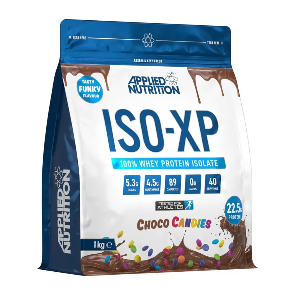 Applied Nutrition ISO XP Tasty Funky Flavours Choco Candies Whey Protein Isolate 1kg 40 Servings