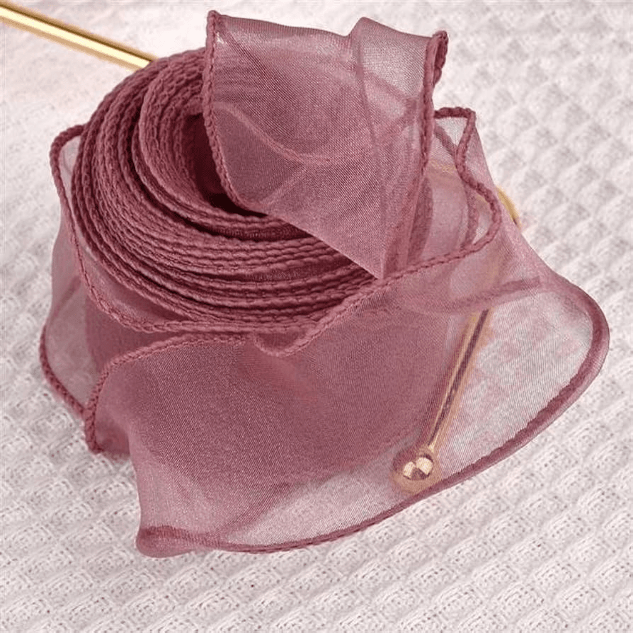 Sweet Rose Wired Organza Ribbon 10yards