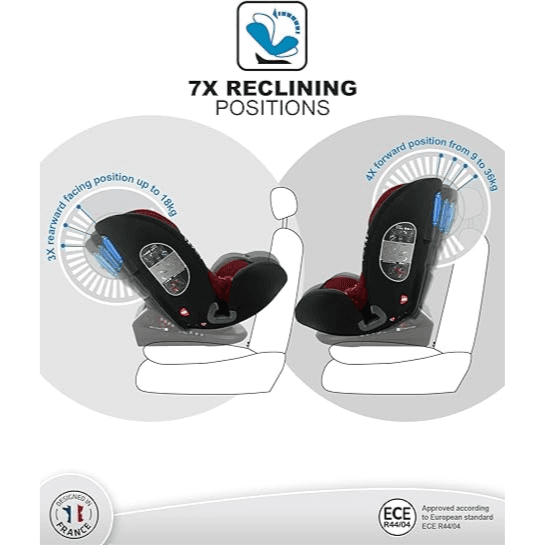 Nania Malta Red Black Baby Car Seat