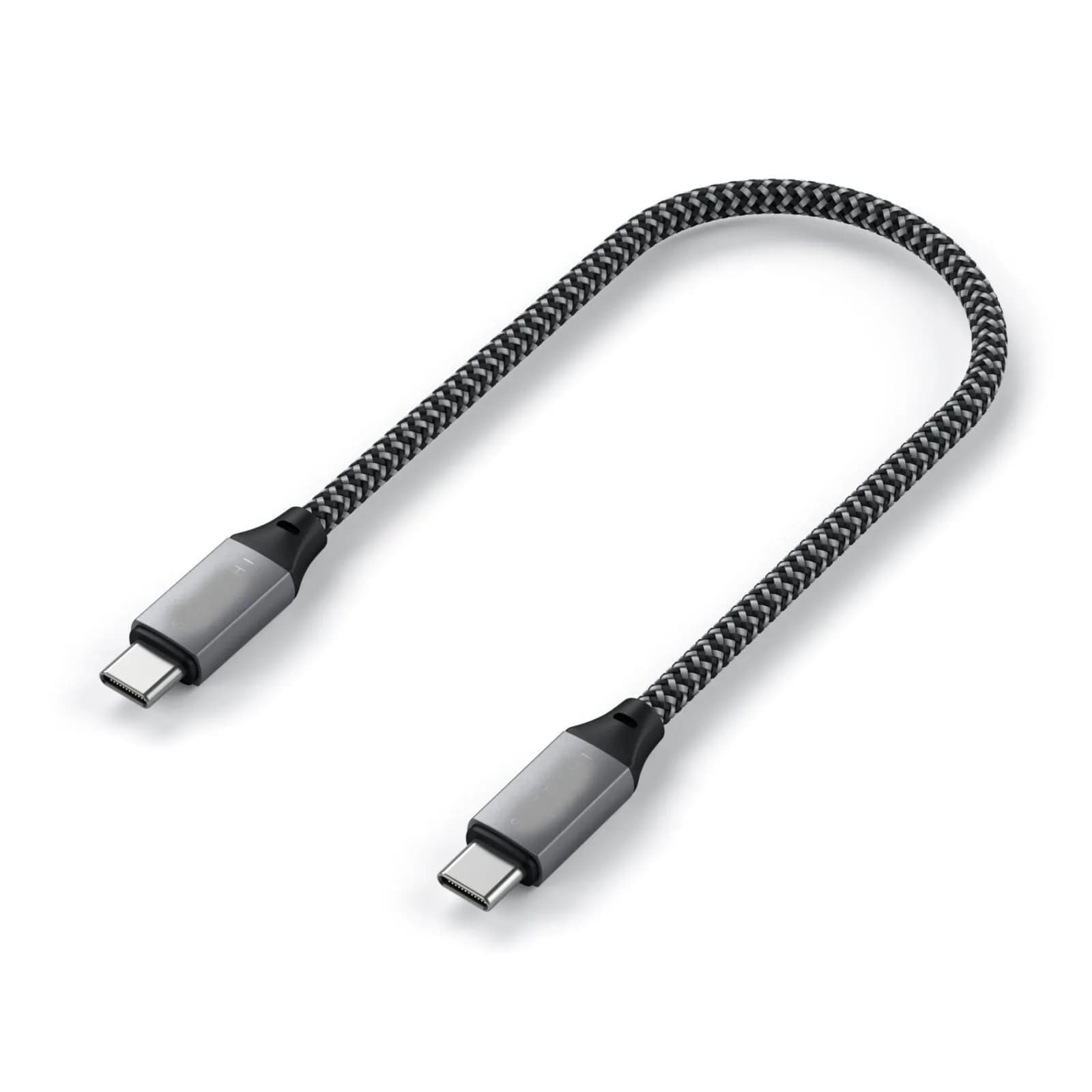 Type-C to C Fast Charging Nylon Braid 60W Short Cable 30CM ADMOS AM-014