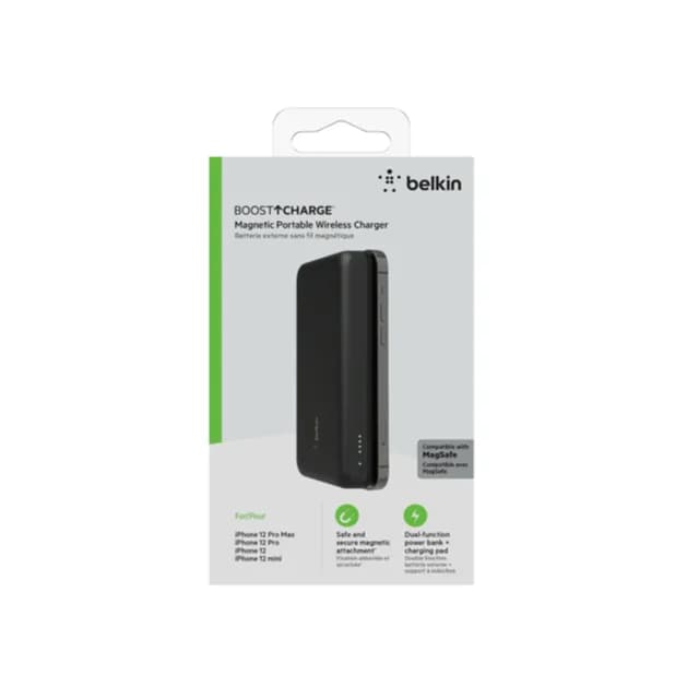 Belkin Boost Charger Magnetic Portable Wireless Charger 10k Power Bank