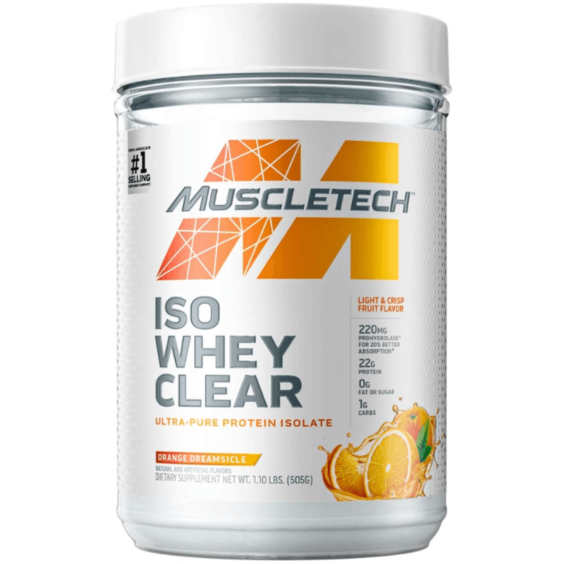 Muscletech Iso Clear Whey Orange 1.1Lbs
