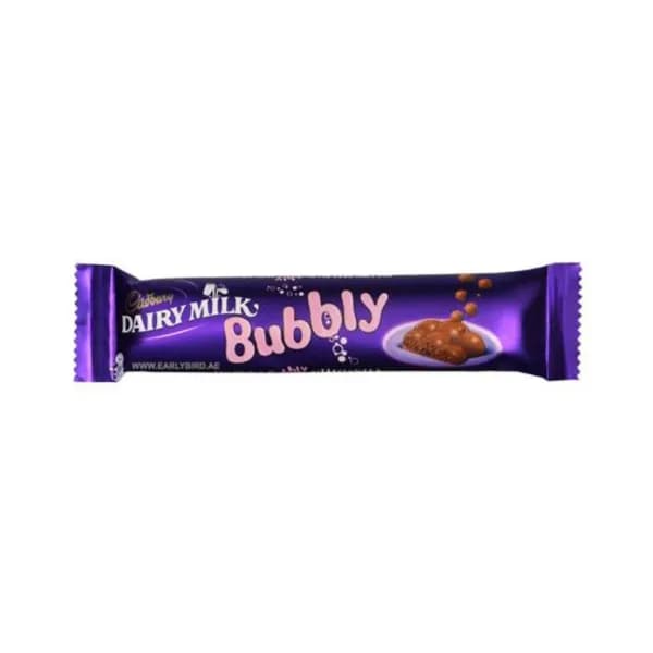 Cadbury Dairy Milk Bubbly Chocolate 28g