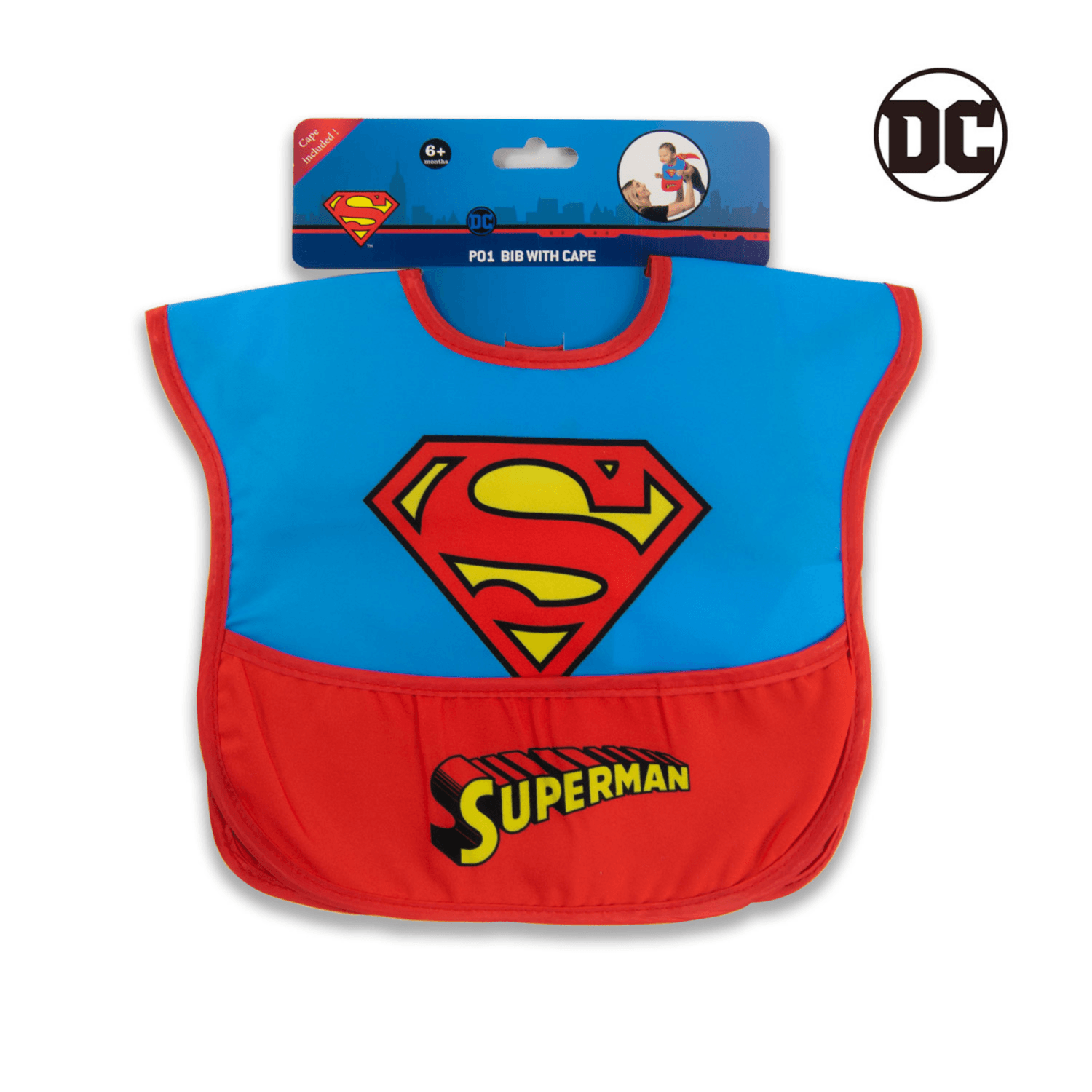 Infant Bib Po1 Bib With Cape - 2 (Buy 1 Get 1 Free)