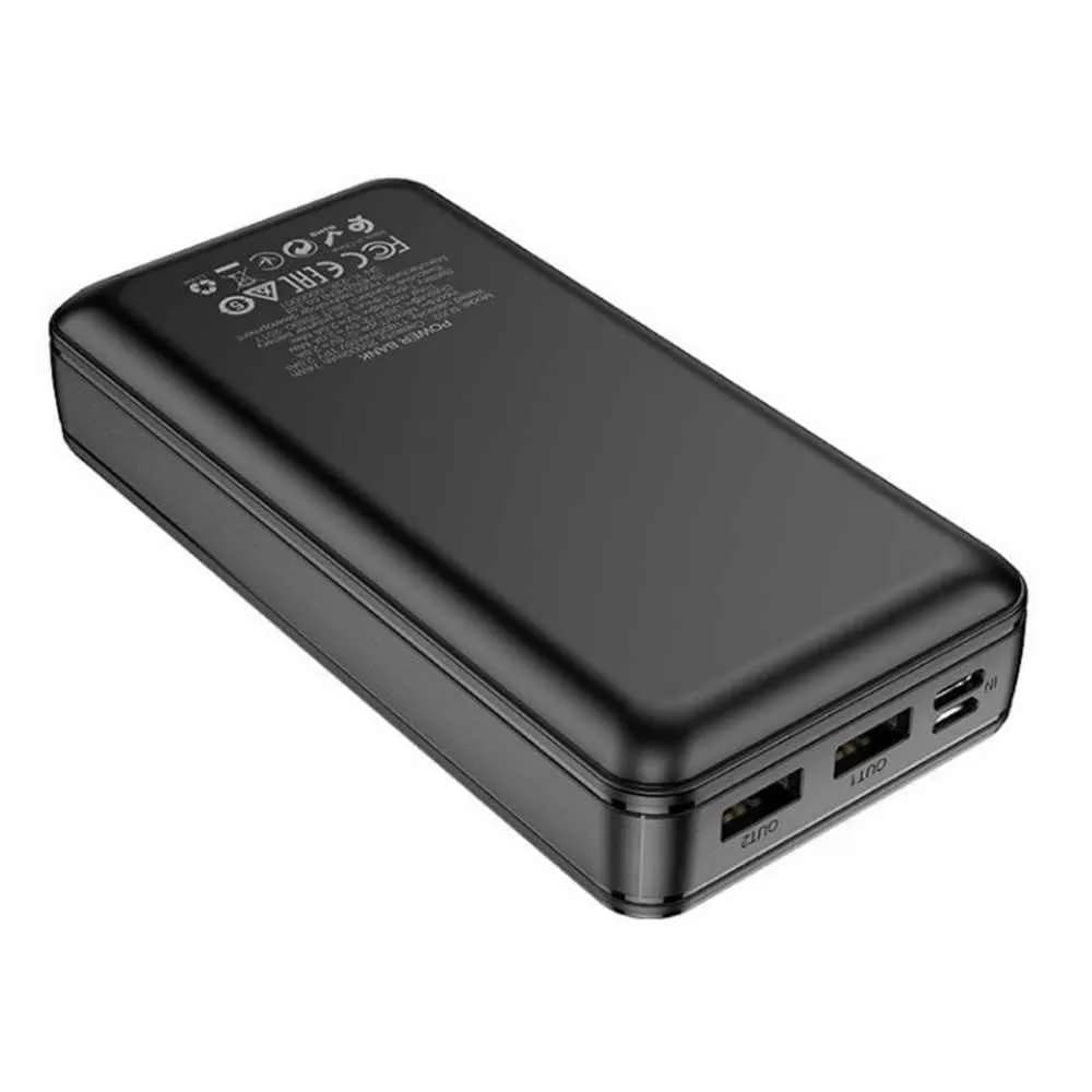 Hoco Db 22A Dual Output Powerbank 20000Mah (2Xusb+Micro+Usb-C)