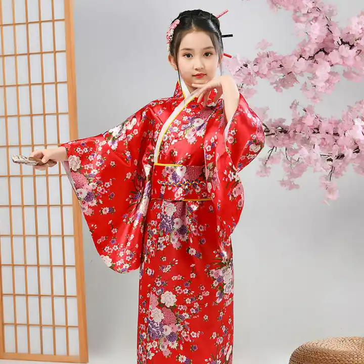 Japanese Kimono Red