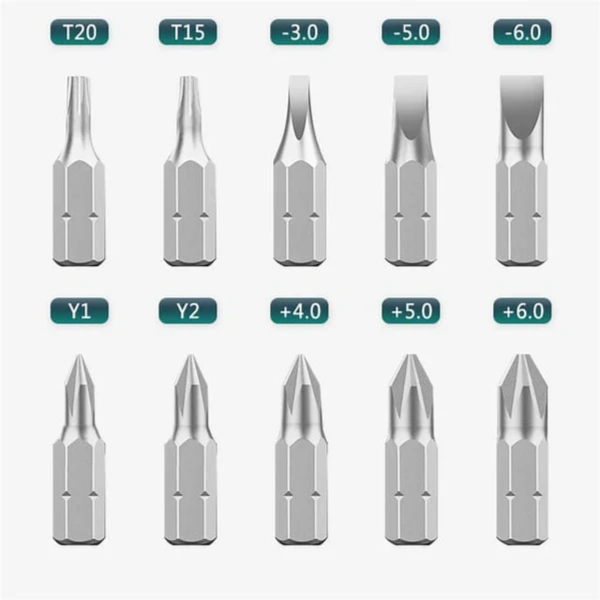 10-in-1 Ratchet Screwdriver Set - Multi-bit Precision Tool