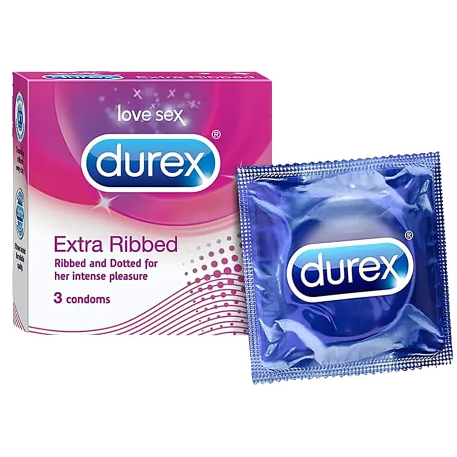 Durex Extra Ribbed 3N