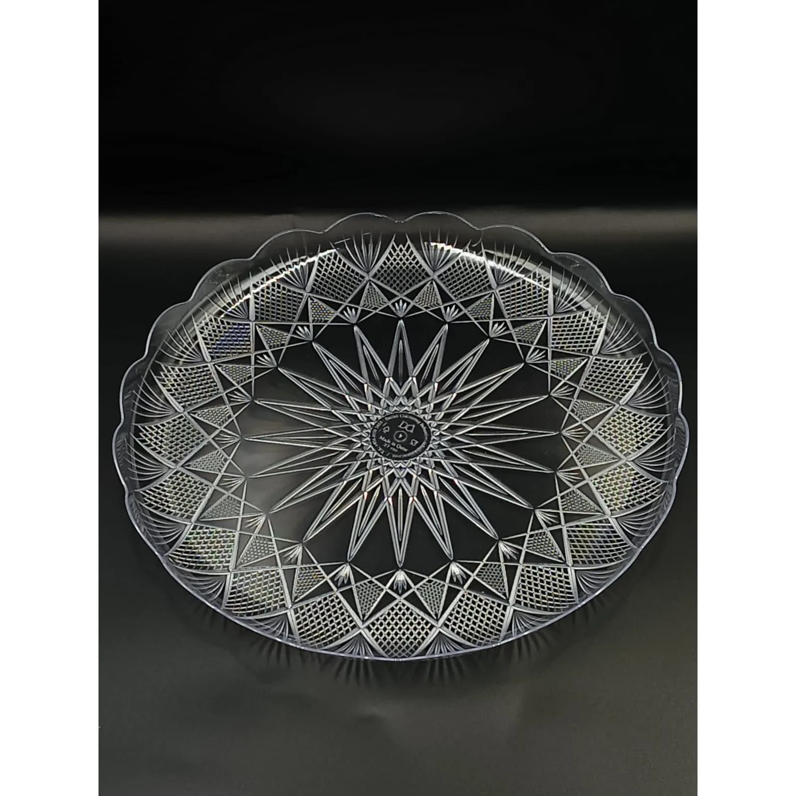 Crystal Round Plate #30 8 Kg