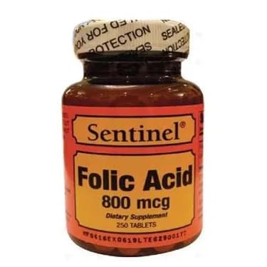 SENTINEL folic acid  800MCG