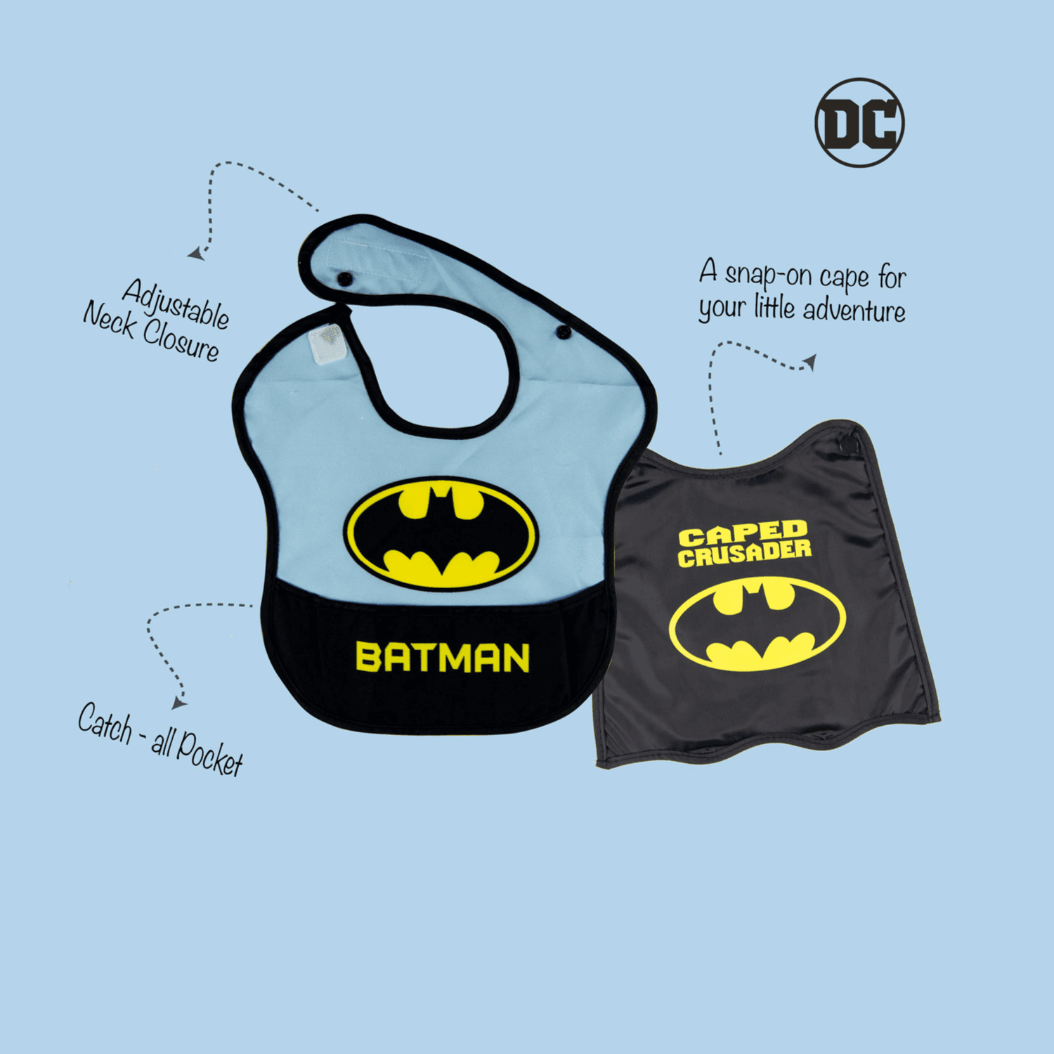 Infant Bib Po1 Bib With Cape - 1 (Buy 1 Get 1 Free)