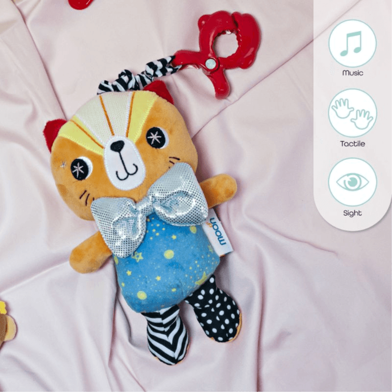 Moon Pull String Musical Toy For Stroller & Car Seats Cat (Buy 1 Get 1 Free)