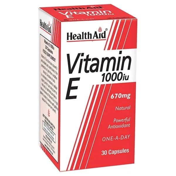 Healh-AID vit E 1000iu 30cap