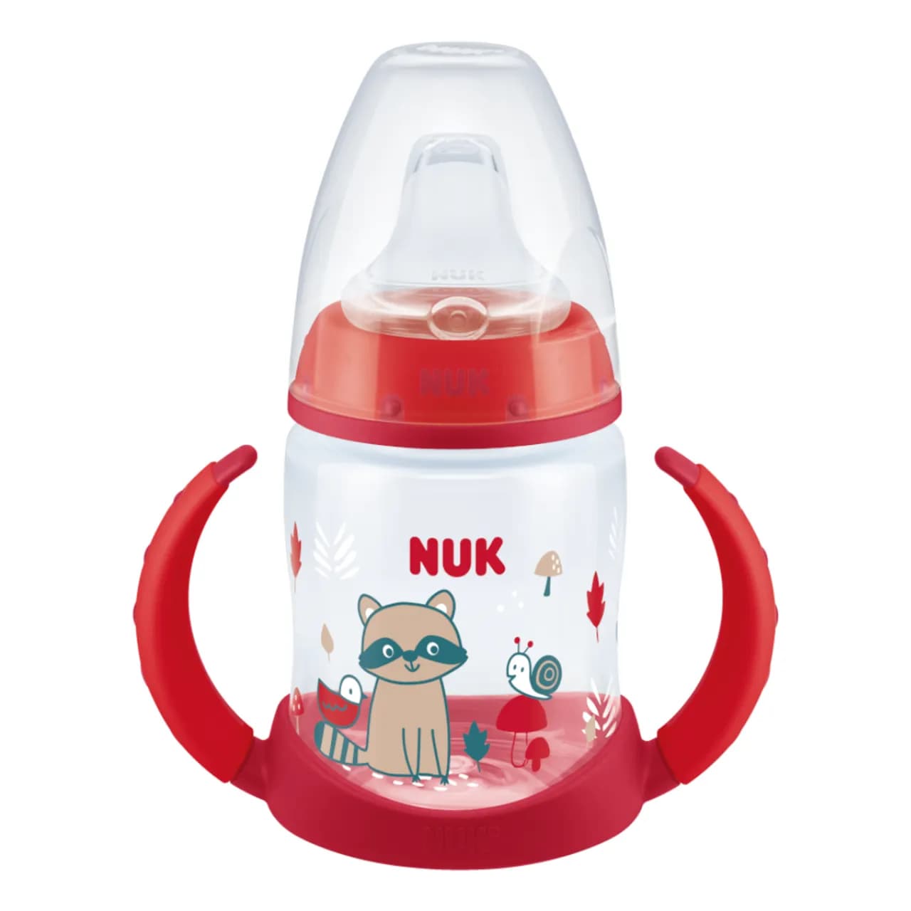 NUK First Choice Learner Bottle 6-18M 150ml - Red