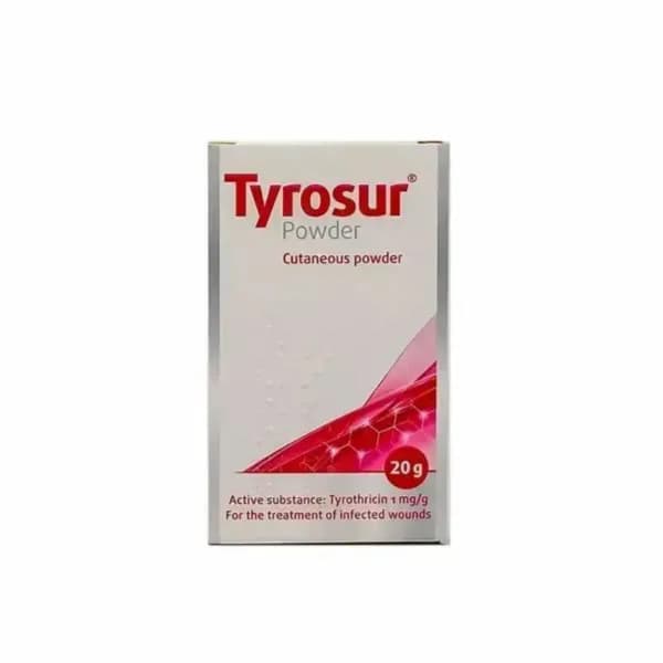 Tyrosur Cutaneous Powder For The Treatment Of Infected Wounds 20gm