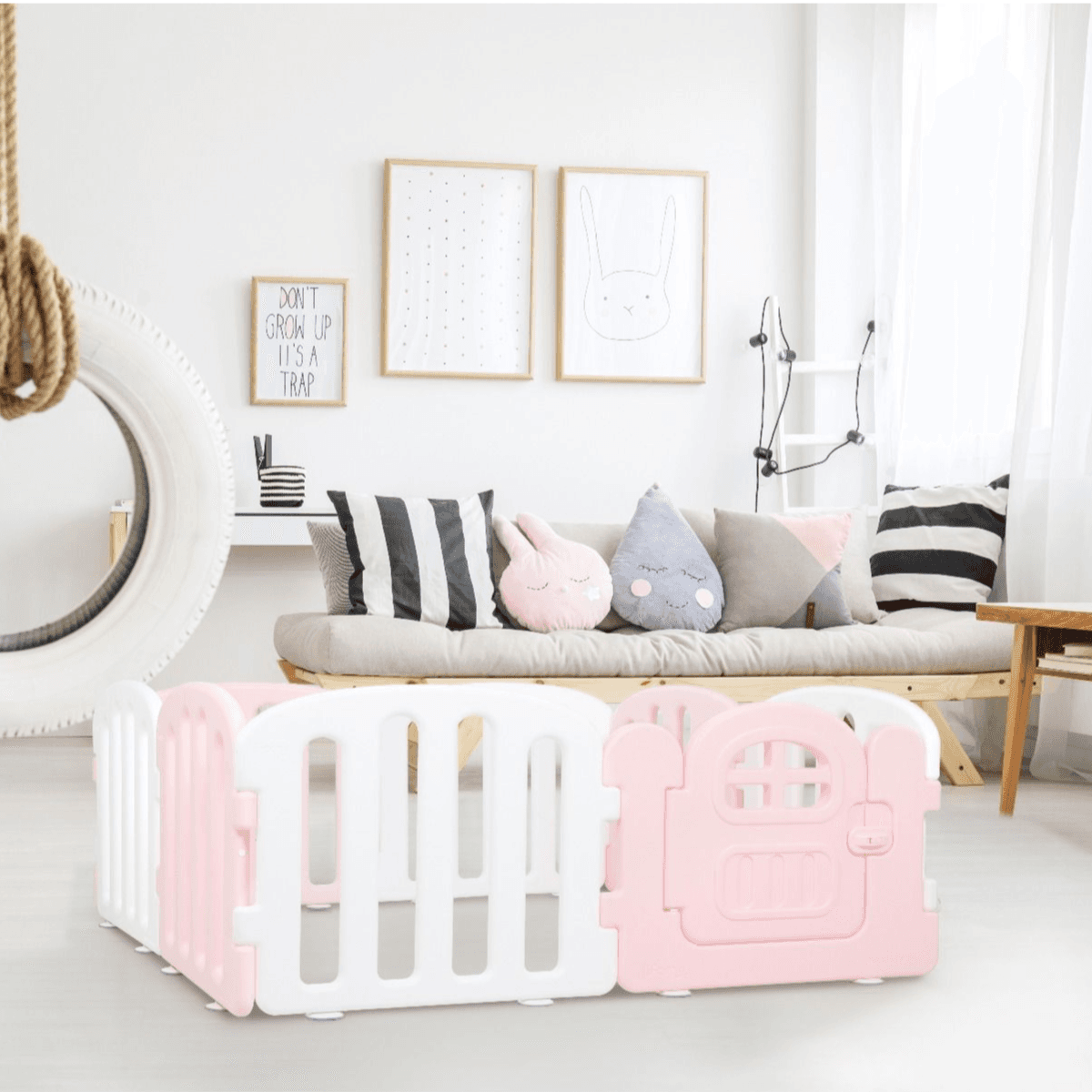 Ifam First Baby Room Baby Pink + White
