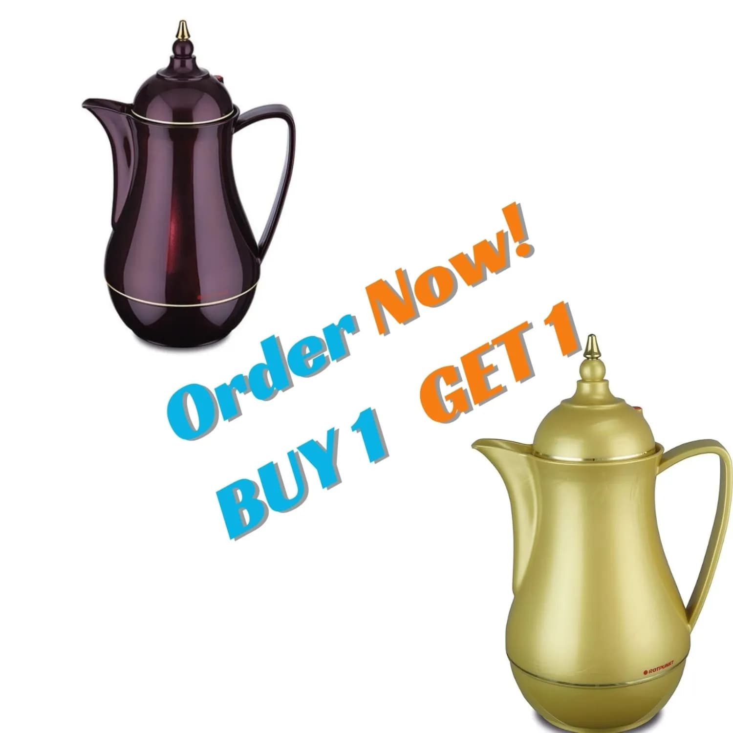 Rotpunkt Insulated Jug 911 1.0 L-Golden Sepp+Black Cherry ( BUY 1 GET 1)