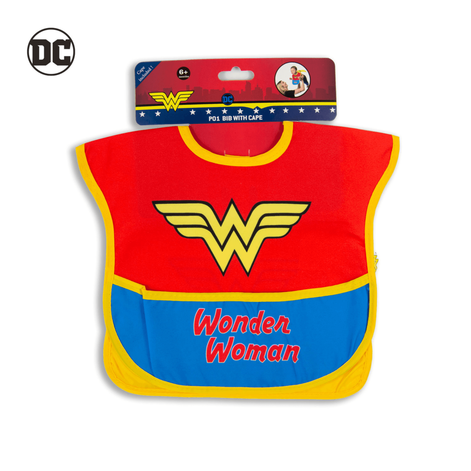 Infant Bib Po1 Bib With Cape - 3 (Buy 1 Get 1 Free)