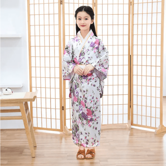 Japanese Kimono White