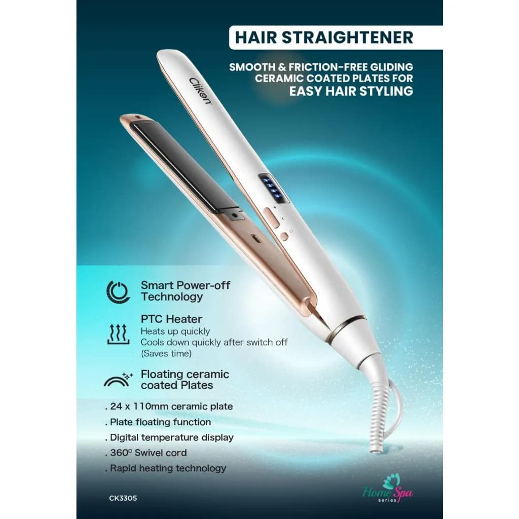 Clikon Ck3305 Professional Hair Straightener