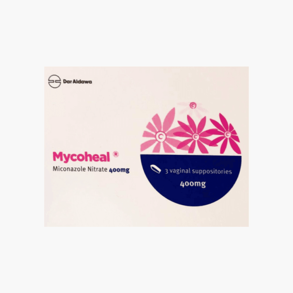 Mycoheal 400mg 3 vaginal suppositories