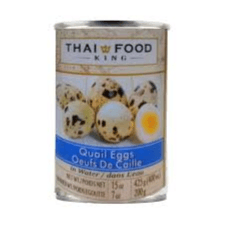 Thai Food King Quail Eggs In Brine 454 Gm
