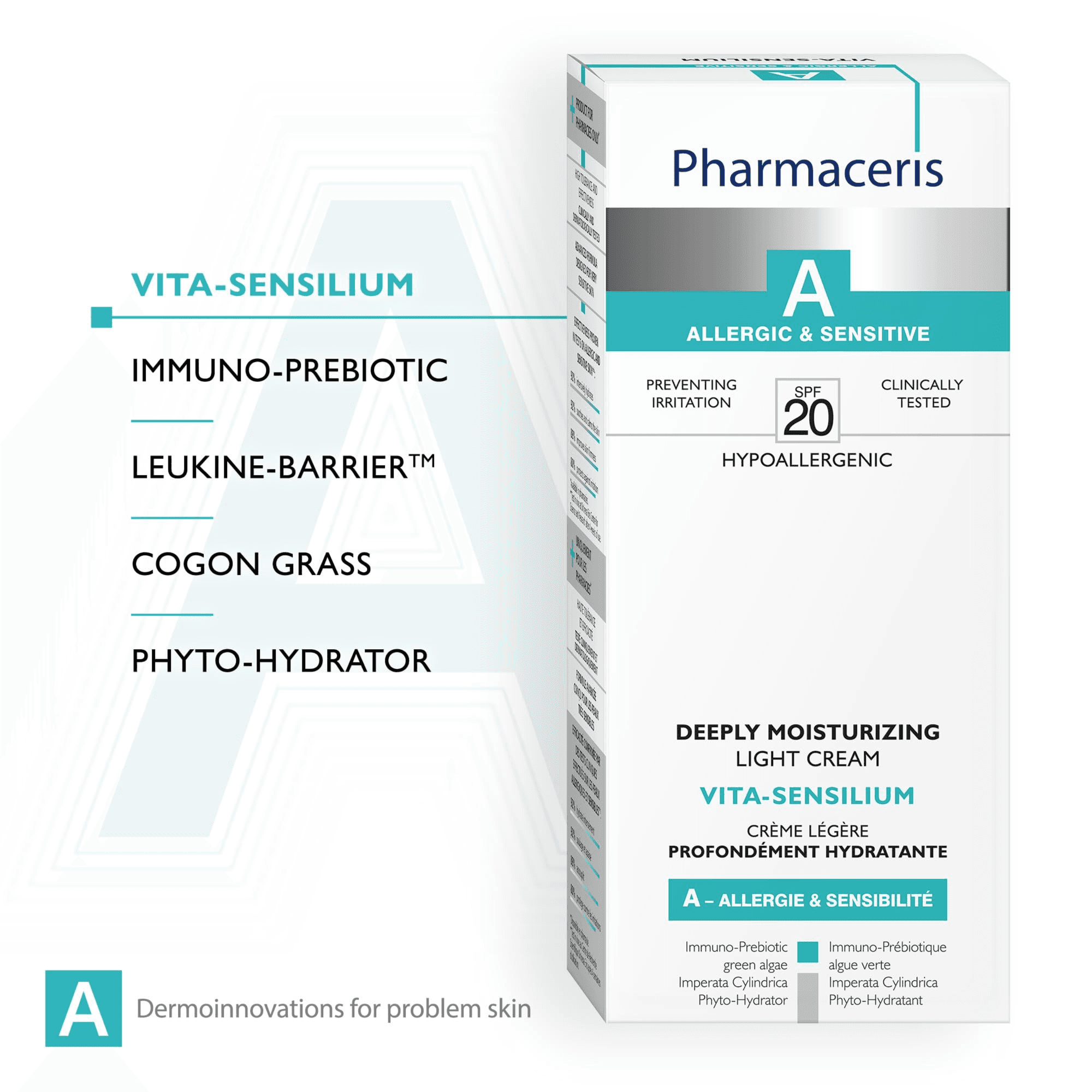 Pharmaceris A Vita-Sensilium deeply moisturizing light cream 50ml