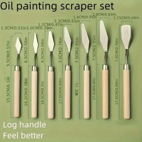 7pcs Palette Knife Set for Oil Painting