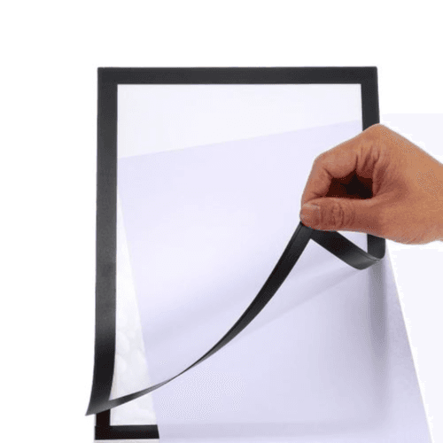 1Pc Magnetic Acrylic Sign Holder A4 Black