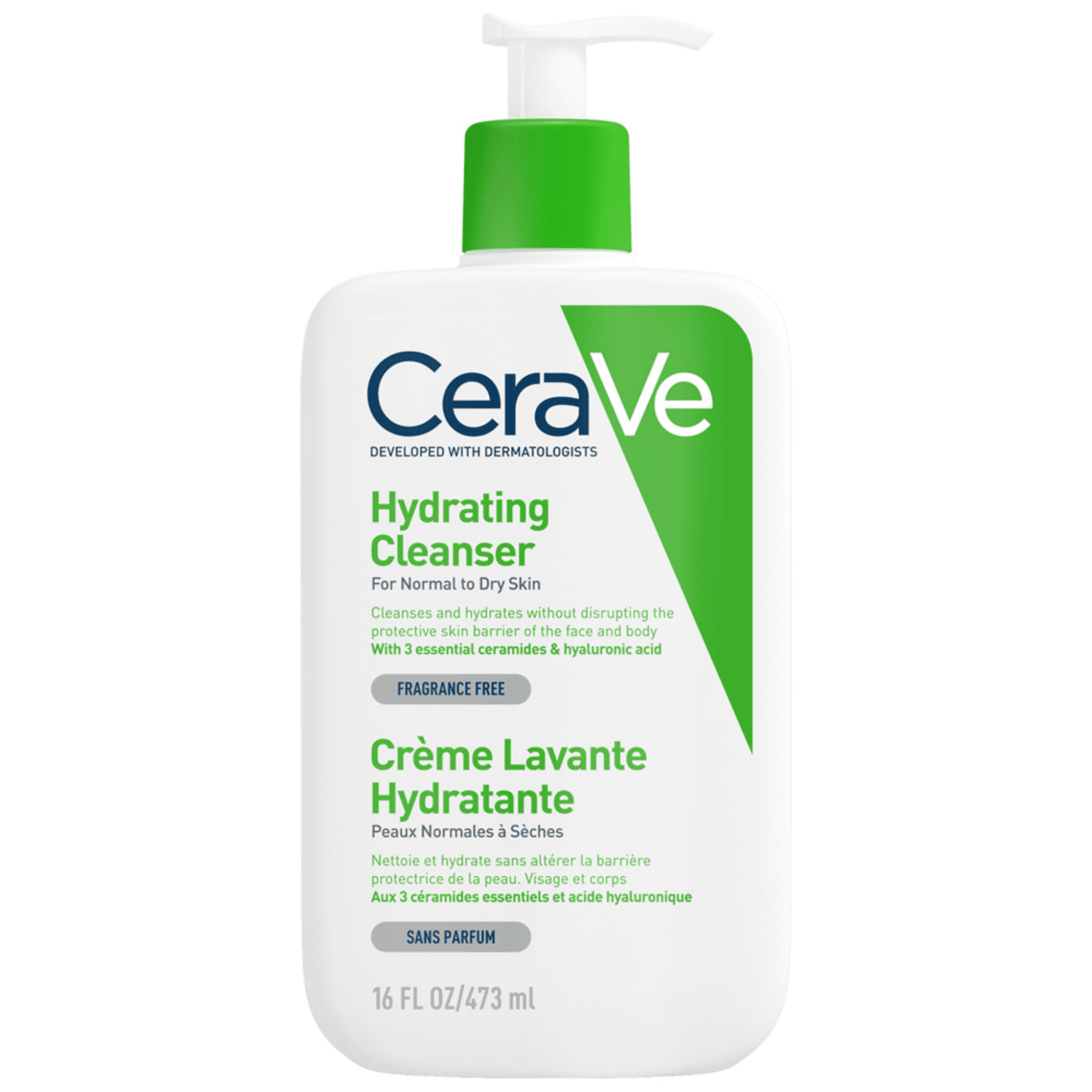 CeraVe Hydrating Cleanser For Normal to Dry Skin 473ml