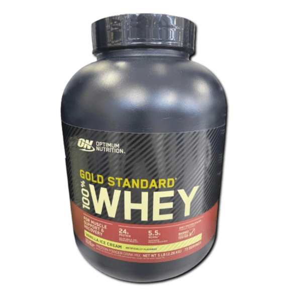 On Gold Std 100% Whey Vanila Ice Cream -5 Lbs