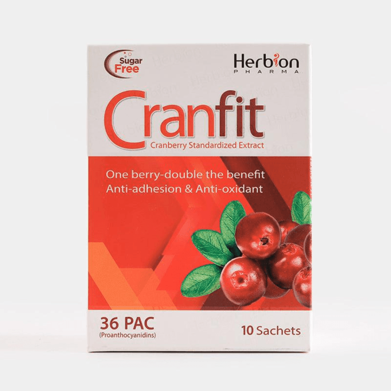 HERBION CRANFIT 10SACHETS 